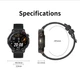 Смарт-годинник HT48 Smart Colorado Nylon Black 5BAR - изображение 8