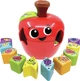 Sorter kształtów VTech Jabłko 10 kształtek czerwony (3417765646058) - obraz 4
