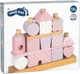 Drewniane klocki Small Foot Domek różowy 18 elementów (4020972127136) - obraz 1