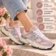 Кросівки жіночі NB 9060 Pink Beige рожеві кросівки на кожен день розмір 38 довжина стопи 23,5 см - изображение 3
