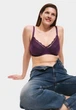 Набор бюстгальтеров Marks & Spencer минимайзер на косточках 3 шт черный розовый фиолетовый 85C 38C (5810) - изображение 2