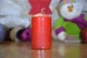 Свічка столова циліндр Bispol AURA Candles sw50_100_030 Червоний 5290574 - изображение 3