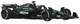 Колекційна машинка Hot Wheels Premium Formula 1 Team Mercedes-Benz - Driver 2 1:64 (HRV11/JKD92) (0194735348251) - зображення 3