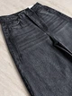 Джинсы женские It’s Basic 2499-2W6-1 Wide Leg с вытачками на бедрах 42 черные - изображение 6