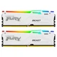 Модуль пам'яті для комп'ютера Kingston Fury (ex.HyperX) DDR5 64GB (2x32GB) 5600 MHz FURY Beast White RGB (KF556C40BWAK2-64) - зображення 1