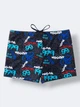 Плавки-боксеры мужские для плавания Fuba 831-22 черный-разноцветный 54 (3XL) - изображение 4