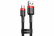 Кабель Baseus Cafule USB-A to Type-C 3A 1 м, Red/Black - изображение 3