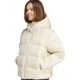 Пуховик прошитий Essentials Climawarm 3-Stripes Puffer Down Hooded Jacket Adidas JM4107 L Бежевий (4068811737061) - изображение 4