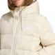 Пуховик прошитий Essentials Climawarm 3-Stripes Puffer Down Hooded Jacket Adidas JM4107 L Бежевий (4068811737061) - изображение 5