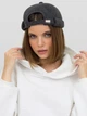 Кепка VILSS Empty Cashmere Doker VL-2229-077-E-M 57-59 Темно-серая (ROZ6501064596) - изображение 2