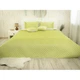 Двустороннее покрывало Руно Velour Olive Green ромб 180х220 см оливковое - изображение 1