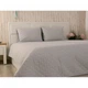 Двустороннее декоративное покрывало Руно Velour серое ромб 150х220 см - изображение 10