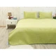 Двустороннее декоративное покрывало Руно Velour Green banana зигзаг 220х240 см - изображение 4