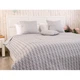 Двустороннее декоративное покрывало Руно Grey Braid 150х212 см серое - изображение 7