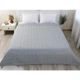 Двустороннее декоративное покрывало Руно Soft Line 150х212 см серое - изображение 4