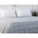 Двустороннее декоративное покрывало Руно Soft Line 150х212 см серое - изображение 10