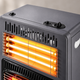Газово-электрический инфракрасный обогреватель Domotec MS-6607 4200 Вт, комбинированный мобильный нагреватель 2 в 1 на газе и электричестве с колесиками для перемещения - изображение 6