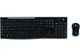 Комплект (мембранная клавиатура, оптическая мышь) Logitech MK270 Wireless Combo Black (беспроводной, USB-приёмник, итальянская раскладка) (920-004512) - Б/У - изображение 1