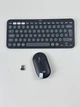 Комплект (компактна ножична клавіатура, оптична миша) Logitech Pebble 2 Combo Graphite US QWERTY (бездротовий, Bluetooth, USB-приймач) (920-012239) - Б/В - зображення 2