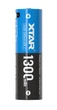 Аккумулятор 14500 Xtar Li-Ion 1300mAh USB-C, 1300mAh, 3A, 3.6V, Button Top, Box - изображение 3