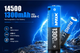 Аккумулятор 14500 Xtar Li-Ion 1300mAh USB-C, 1300mAh, 3A, 3.6V, Button Top, Box - изображение 8