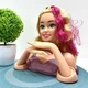 Лялька манекен Defa Lucy голова для зачісок та макіяжу манікюру (8804) - зображення 3