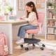 Кресло детское для стола поворотное регулируемое с подножкой Pink (5903039774940) - изображение 9