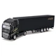 Автомодель Bburago грузовик Volvo FH16 Globetrotter 750 XXL масштаб 1:43 чёрно-синяя - изображение 1