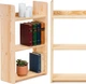 Półka ścienna Springos WF0008 3-poziomowa 45 x 20 x 74 cm naturalna (5908455314053) - obraz 12