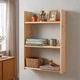 Półka ścienna Springos WF0008 3-poziomowa 45 x 20 x 74 cm naturalna (5908455314053) - obraz 14