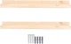 Półki ścienne Springos WF0020 80 x 15 cm 2 szt. naturalne (5908455314169) - obraz 2