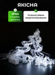 Гирлянда штора светодиодная GarlandoPro 1733071W гирлянда новогодние фигуры звезда и елка 120LED 3х0,9 м 8 режимов Белый - изображение 5