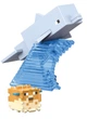 Figurka akcji Mattel Minecraft Delfin z rozdymka 8 cm (GTP08/JJR97) (0194735341160) - obraz 2