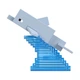 Figurka akcji Mattel Minecraft Delfin z rozdymka 8 cm (GTP08/JJR97) (0194735341160) - obraz 4