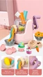 Игровой набор для лепки Dream Clay с устройством для приготовления лапши и формочками 42 предмета Розовый 87579 - изображение 4