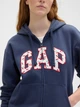 Толстовка на молнии с капюшоном на флисе женская GAP 100319579 S Синяя (1162936524) - изображение 4