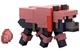 Figurka akcji Mattel Minecraft Opancerzony wilk z akcesoriami 8 cm (GTP08/JJR99) (0194735340972) - obraz 3