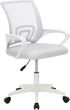 Fotel biurowy Springos HF0073 szaro-biały (5908455316569) - obraz 1