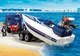 Klocki Playmobil Action Heroes Pojazd terenowy policji z motorówką 90 elementów 5187 (4008789721327) - obraz 7