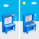 Игровой набор Peppa Figurines серии Комнаты — Комната Пеппы G2834, набор фигурок и мебели Свинка Пеппа - изображение 7