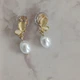 Серьги-клипсы женские без прокола Бабочки с жемчугом - изображение 9