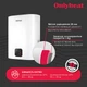 Бойлер Onlyheat WX-FE-VH001-50(wet) 50 литров белый настенный с мокрым ТЭНом 2000 Вт - изображение 2
