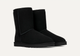 Дитячі уггі для дівчинки Замшеві Середні Чорні UGG Classic Short Kids Black (31, чорний) - зображення 2