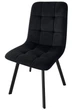 Стул кухонный Intarsio EARI 43×51×90 см Черный - изображение 2