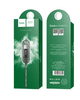 Кабель HOCO X14 USB to Micro 2,4A, 1m, nylon, aluminum connectors, Black - зображення 4