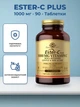 Вітамін C Solgar Ester-C Plus Veg 1000mg 90 tabs (033984010529) - зображення 1