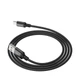 Кабель HOCO X14 USB to iP 2A, 1m, nylon, aluminum connectors, Black - изображение 7
