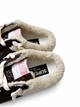 Зимние женские кеды Golden Goose темно-коричневые с блестящим декором из натуральной кожи и замши на шерстяном меху ручного пошива размер 38 - изображение 4