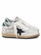 Женские кеды Golden Goose белые из натуральной кожи с черной звездой, перфорацией и ручным пошивом размер 36 - изображение 1