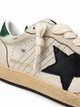 Женские кеды Golden Goose белые из натуральной кожи с черной звездой, перфорацией и ручным пошивом размер 37 - изображение 8